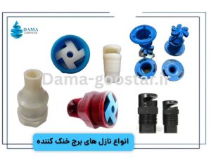 رایج ترین نازل های برج خنک کننده