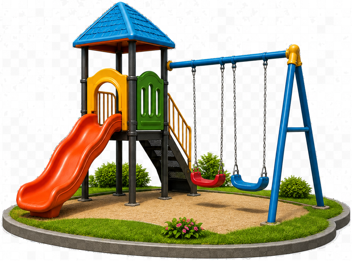 تاب، سرسره و تجهیزات پارکی